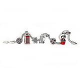 Union Jack Flag Bead Charm