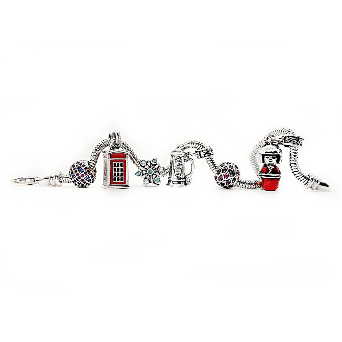 Union Jack Flag Bead Charm