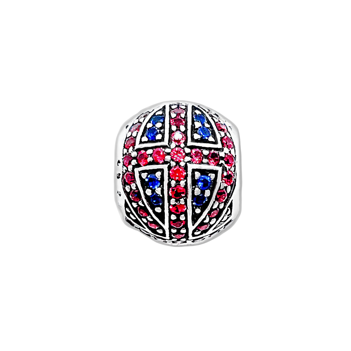 Union Jack Flag Bead Charm