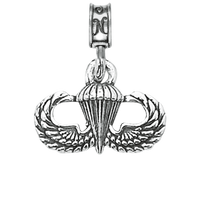 Jump Wings Sterling Silver Charm