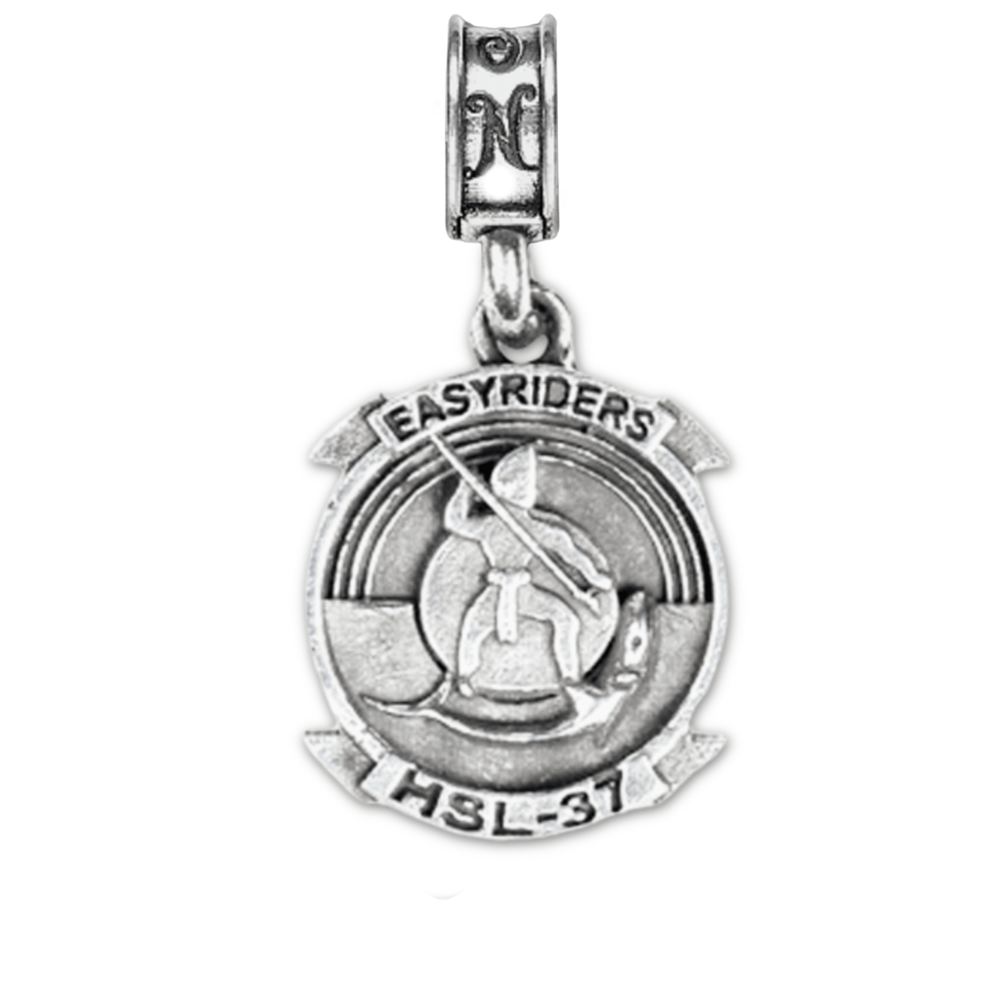 Military Jewelry, Military Charms, Navy, USN, Military Gifts, HSL-37 Easyriders