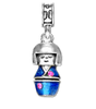 MCAS Iwakuni Blue Kokeshi Doll Charm