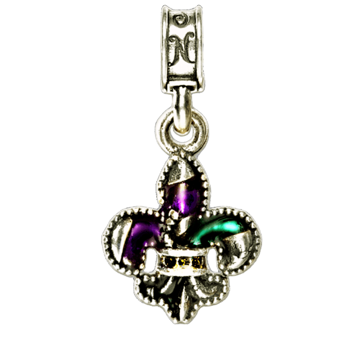 NSA New Orleans Fleur-de-Lis Charm
