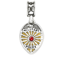 Military Police Badge, MP Badge Charm, Red/Gold
