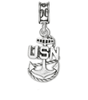 Military Jewelry, Military Charms, Navy, USN, Military Gifts, Navy Anchor Charm
