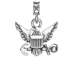 Military Jewelry, Military Charms, Navy, USN, Military Gifts, Navy Emblem