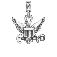 Navy Emblem Charm