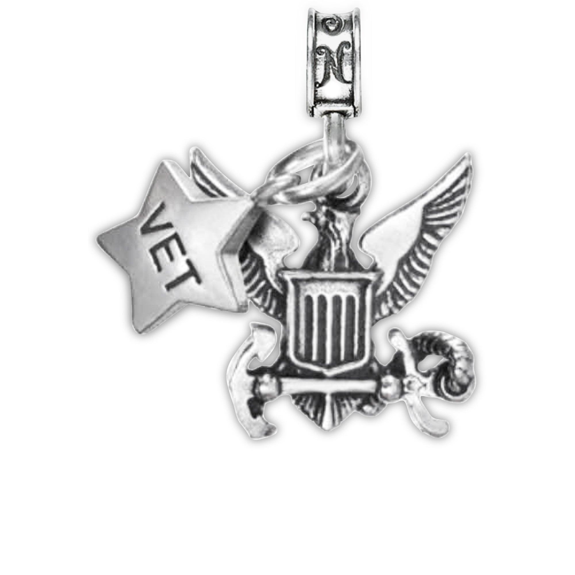 Military Jewelry, Military Charms, Military Gifts, USAF, United States Air Force, Navy Emblem, Navy Veteran