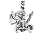 Military Jewelry, Military Charms, Military Gifts, USAF, United States Air Force, Navy Emblem, Navy Wife