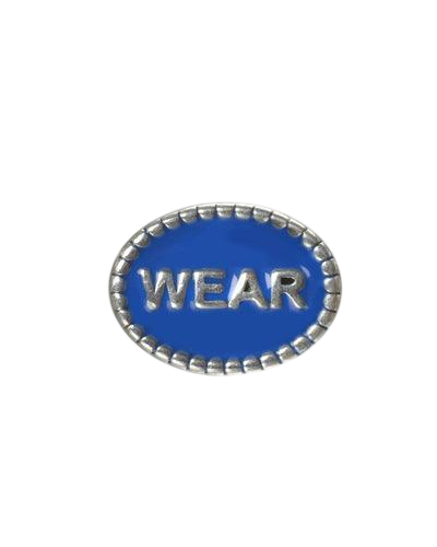 Wear Blue Bead Charm