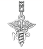 Military Jewelry, Military Charms, Military Gifts, NP Charm, Nurse Practitioner Charm