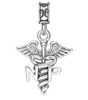 Military Jewelry, Military Charms, Military Gifts, NP Charm, Nurse Practitioner Charm
