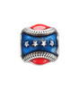 Military Charms, Military Beads and Spacer, Nat'l Pastime Baseball