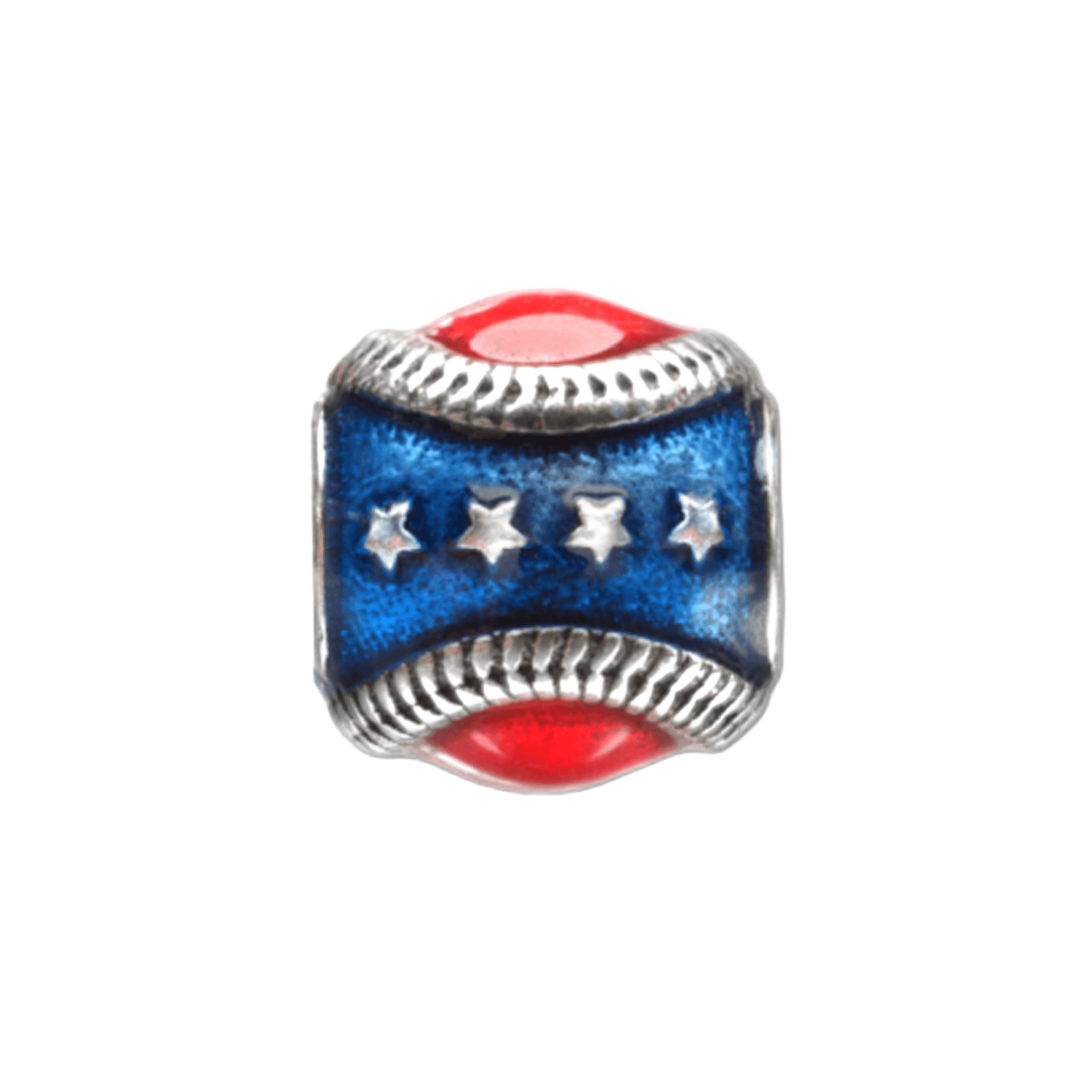 Nat'l Pastime Baseball Bead Charm