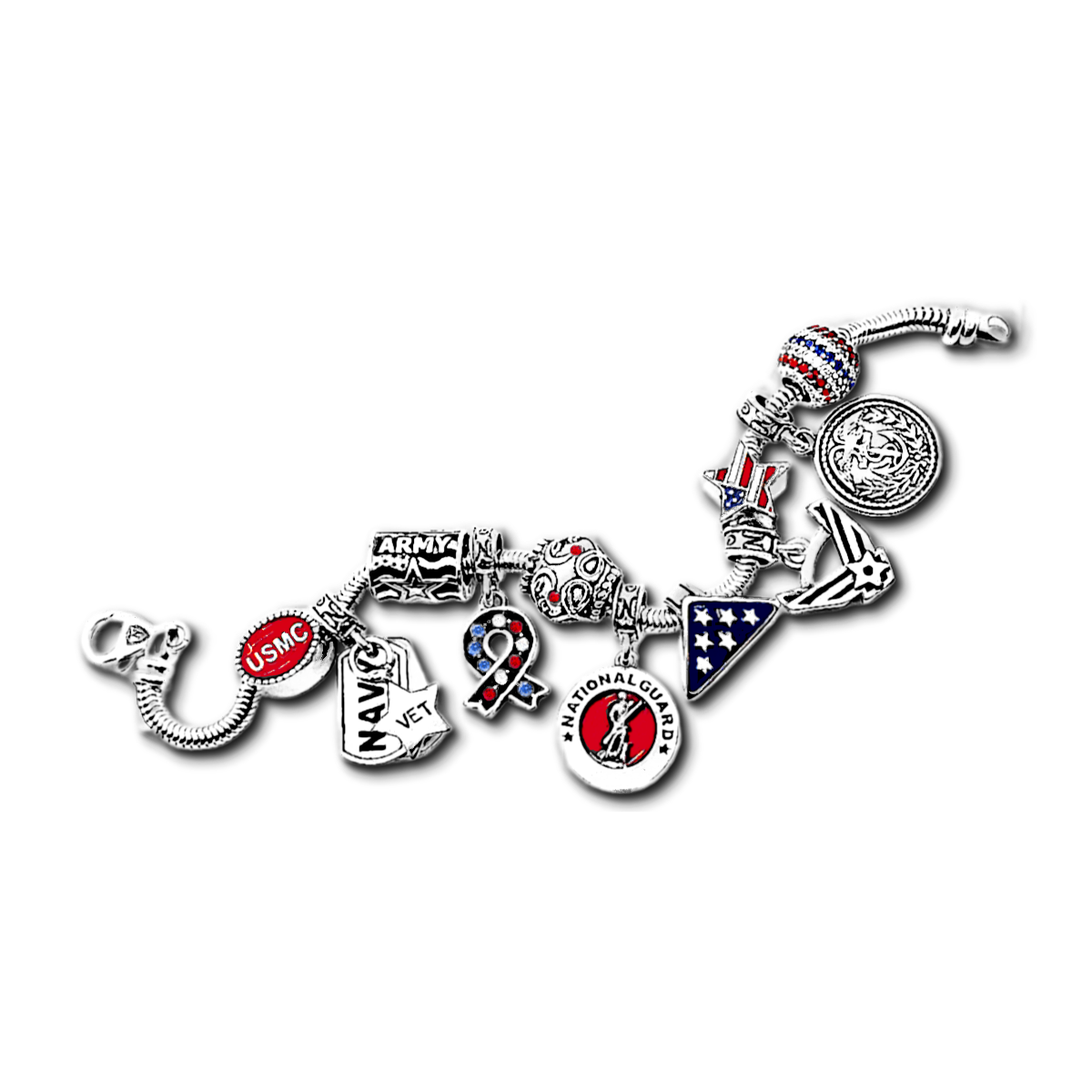 National Guard Emblem Charm New