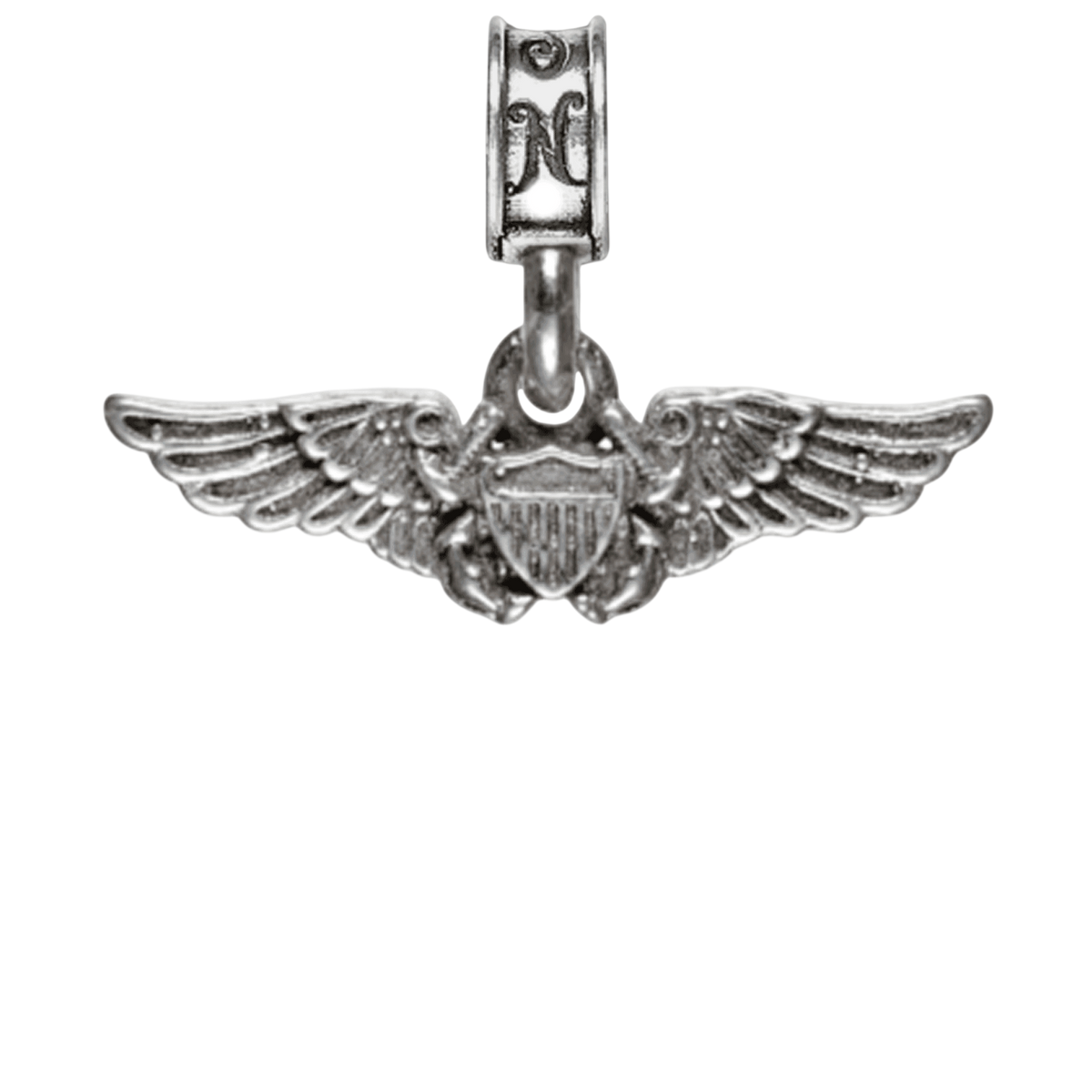 Naval Flight Officer Sterling Silver Charm