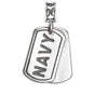 Military Jewelry, Military Charms, Navy, USN, Military Gifts, Navy Dog Tag Charm