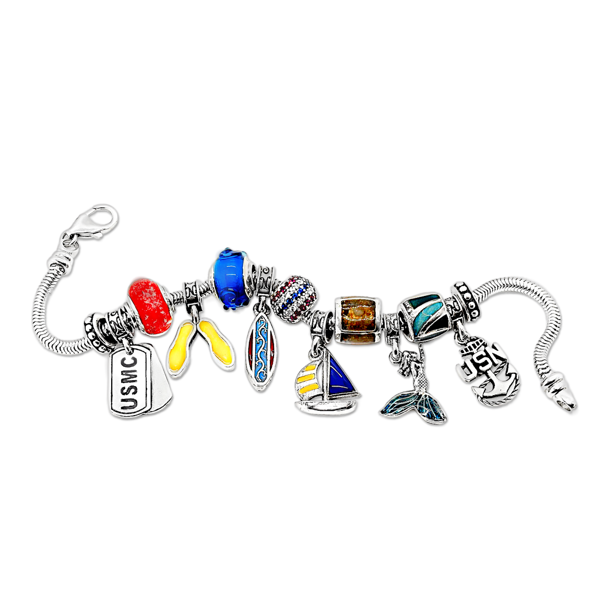 Navy Anchor Charm