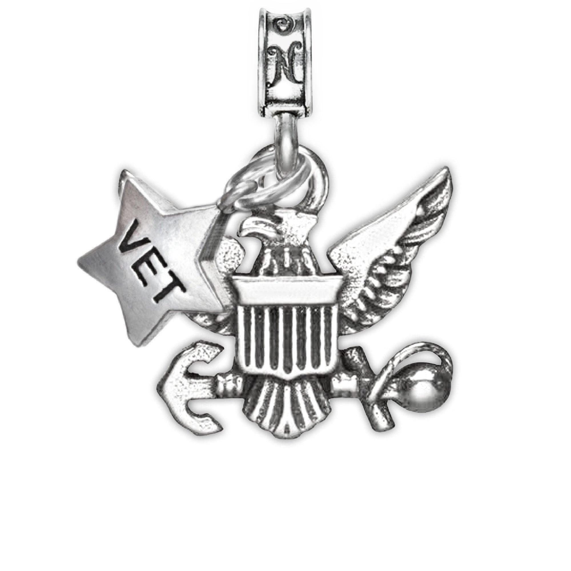 United States Navy, USN, Navy Charm, Navy Vet
