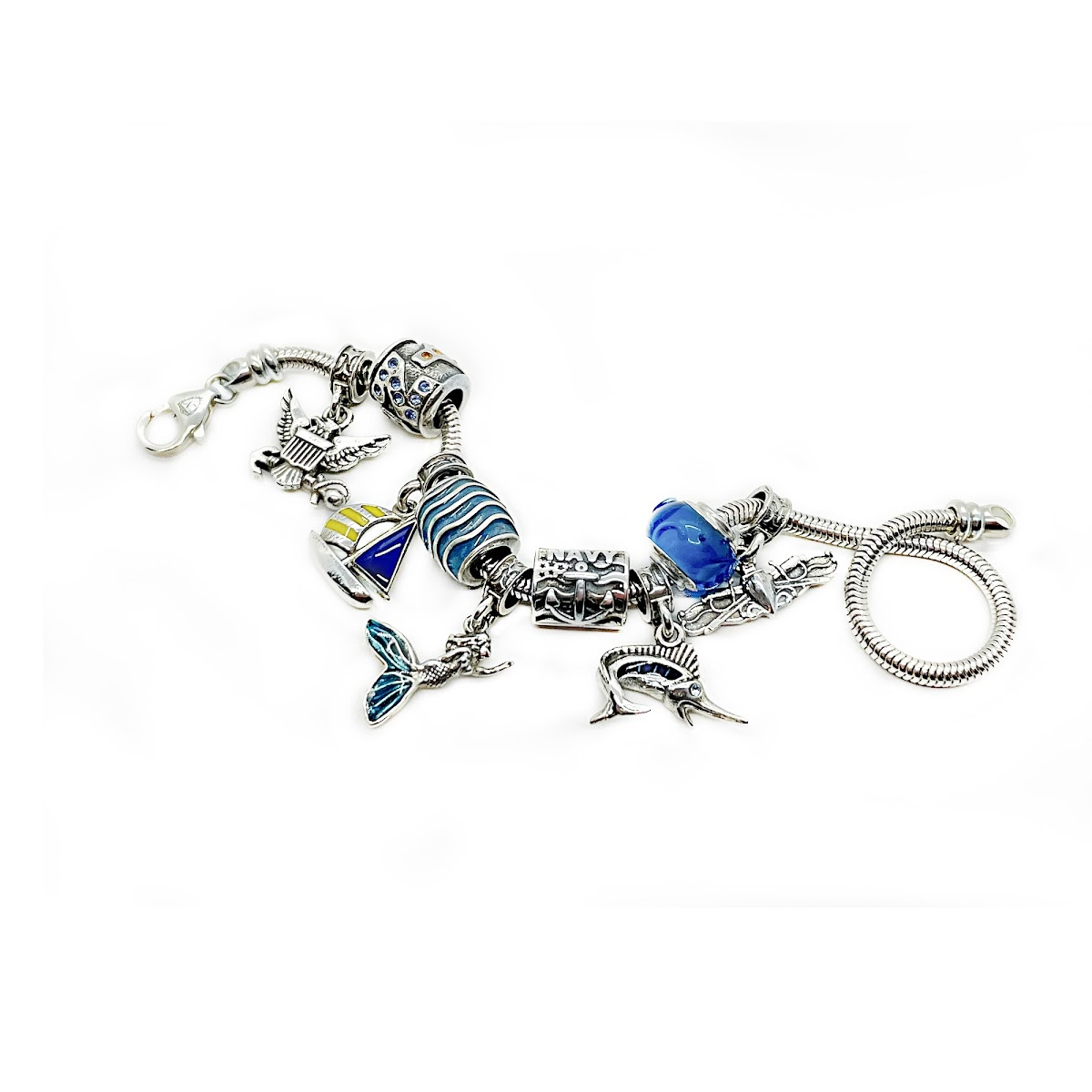 NS Newport Sailboat Charm