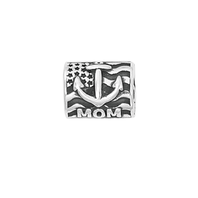 Proud Navy Mom Bead Charm
