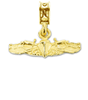 Military Jewelry, Military Charms, Navy, USN, Military Gifts, Surface Warfare Officer Gold