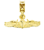 Military Jewelry, Military Charms, Navy, USN, Military Gifts, Surface Warfare Officer Gold