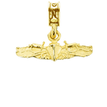 Military Jewelry, Military Charms, Navy, USN, Military Gifts, Surface Warfare Officer Gold