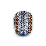 Coast Guard Charm, USCG, Petite Pave