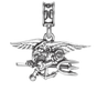 Military Jewelry, Military Charms, Navy, USN, Military Gifts, Navy Seal Charm