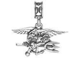 Military Jewelry, Military Charms, Navy, USN, Military Gifts, Navy Seal Charm
