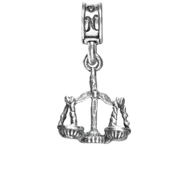 thumbnail image 2 of 6 Antique Silver Tone Scale Of Justice Charms - P139 For Jewelry Making 2 of 5
