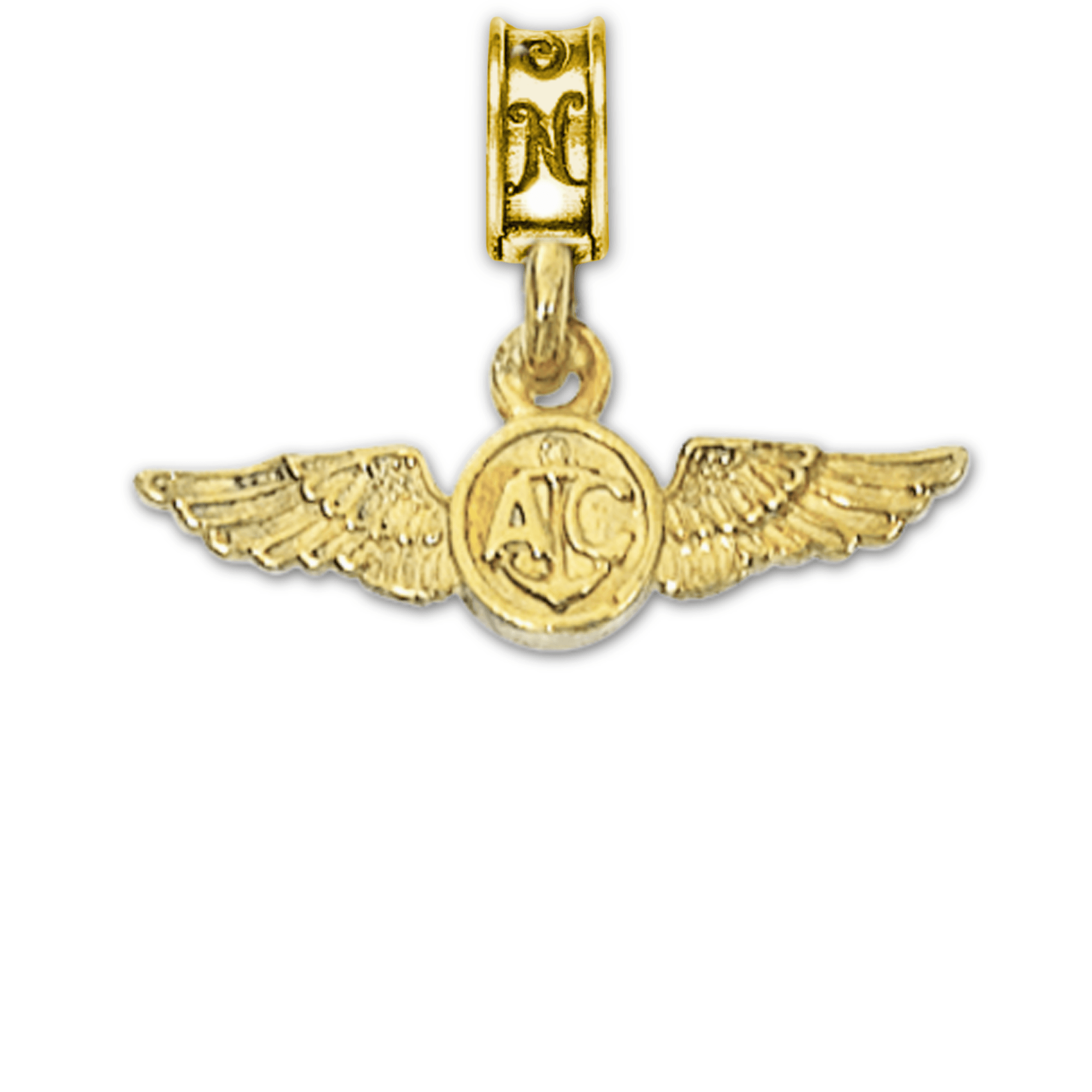Military Jewelry, Military Charms, Navy, USN, Military Gifts, Naval Air Crew Charm gold