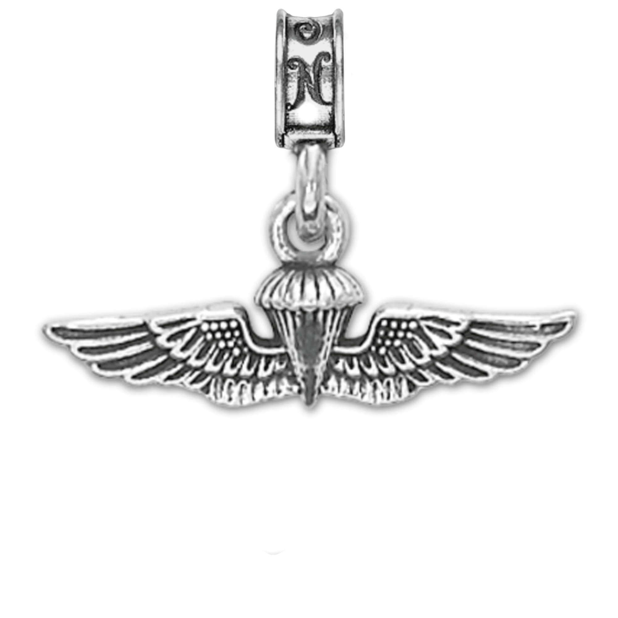 Military Jewelry, Military Charms, Navy, USN, Military Gifts, Navy Parachutist Charm