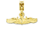 Military Jewelry, Military Charms, Navy, USN, Military Gifts, Surface Warfare Officer Gold