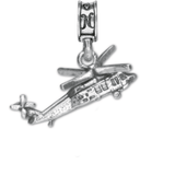 Military Jewelry, Military Charms, Military Gifts, Military Aviation, Blackhawk Helicopter Charm
