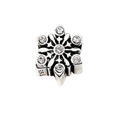 Qanik Clear Snow Bead Charm