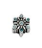 military charms, sterling silver charms/beads