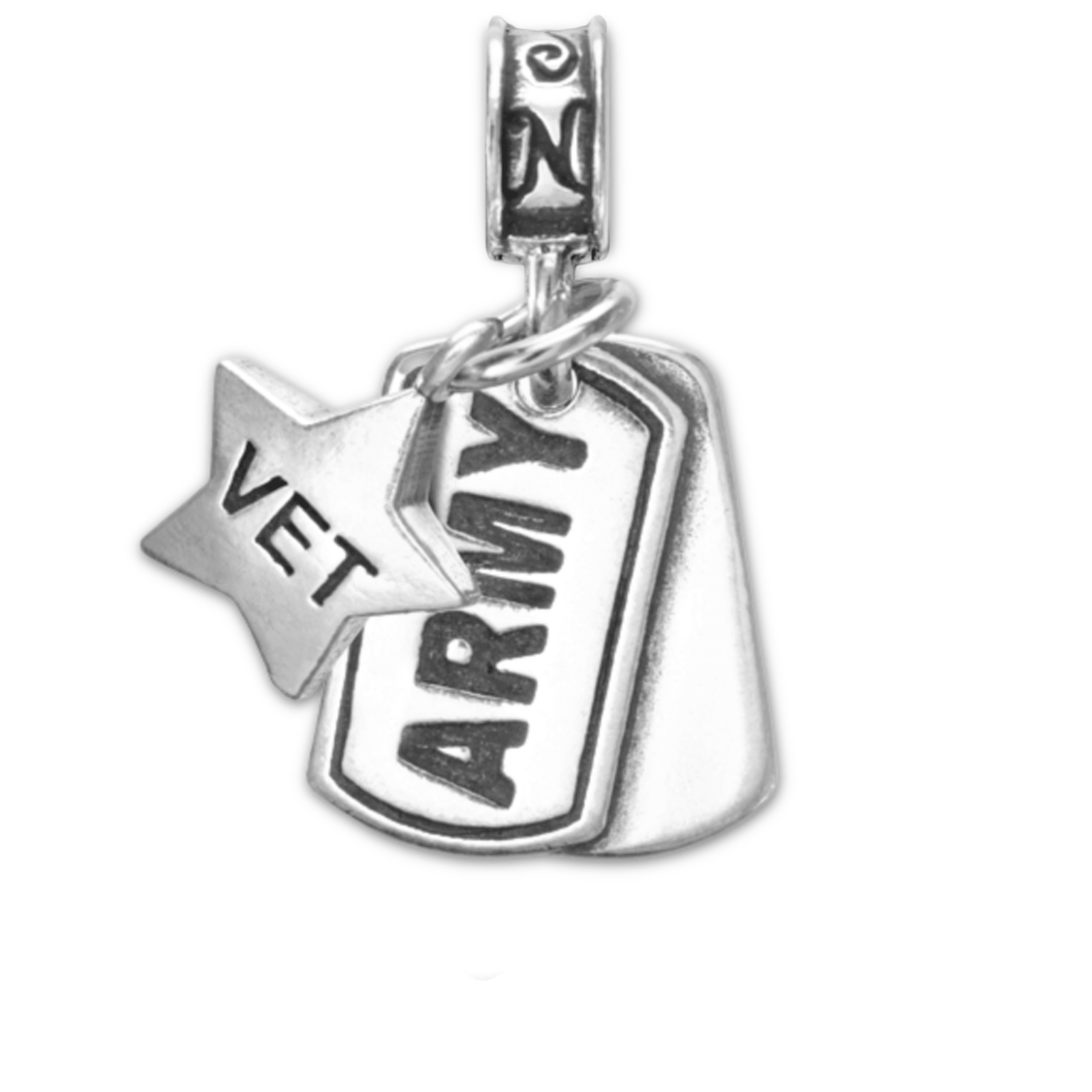 Military Jewelry, Military Charms, United States Army, Military Gifts, Dog Tag, Army Vet Vetern