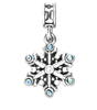 Fort Drum Snowflake Charm
