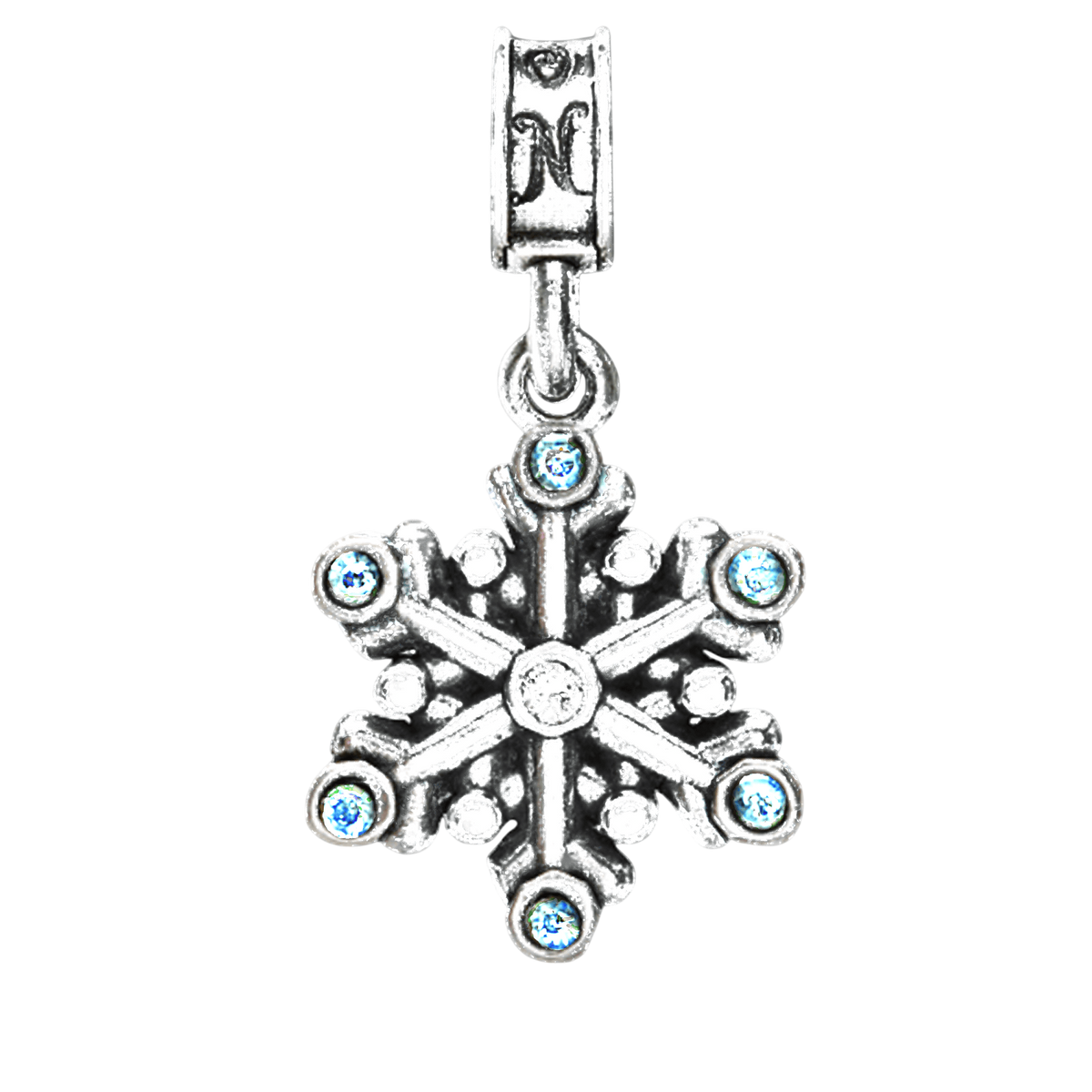 Fort Drum Snowflake Charm