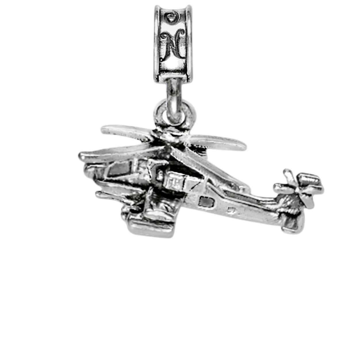Apache Helicopter Charm