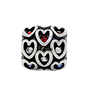 Military Charms, Patriotic Spacer, Red, White Blue Spacer