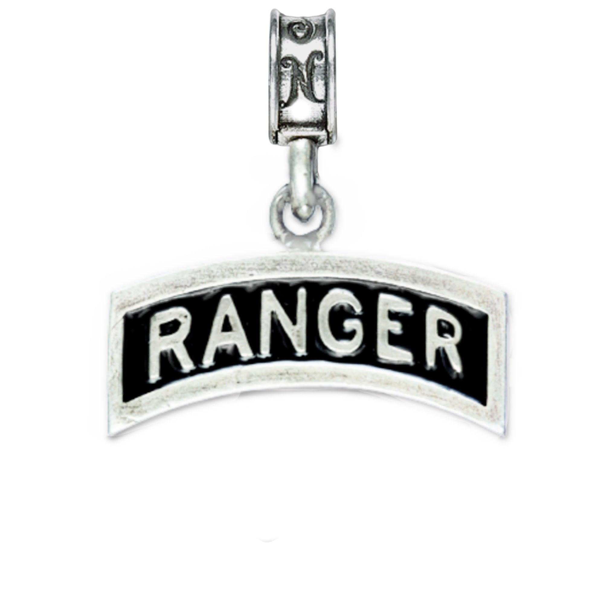 Military Jewelry, Military Charms, United States Army, Military Gifts, Ranger Tab Charm