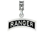 Military Jewelry, Military Charms, United States Army, Military Gifts, Ranger Tab Charm