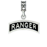 Military Jewelry, Military Charms, United States Army, Military Gifts, Ranger Tab Charm
