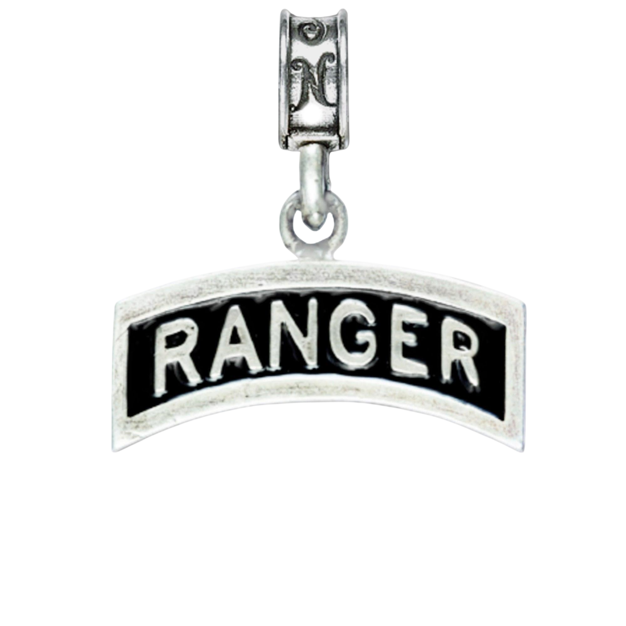 Military Jewelry, Military Charms, United States Army, Military Gifts, Ranger Tab Charm