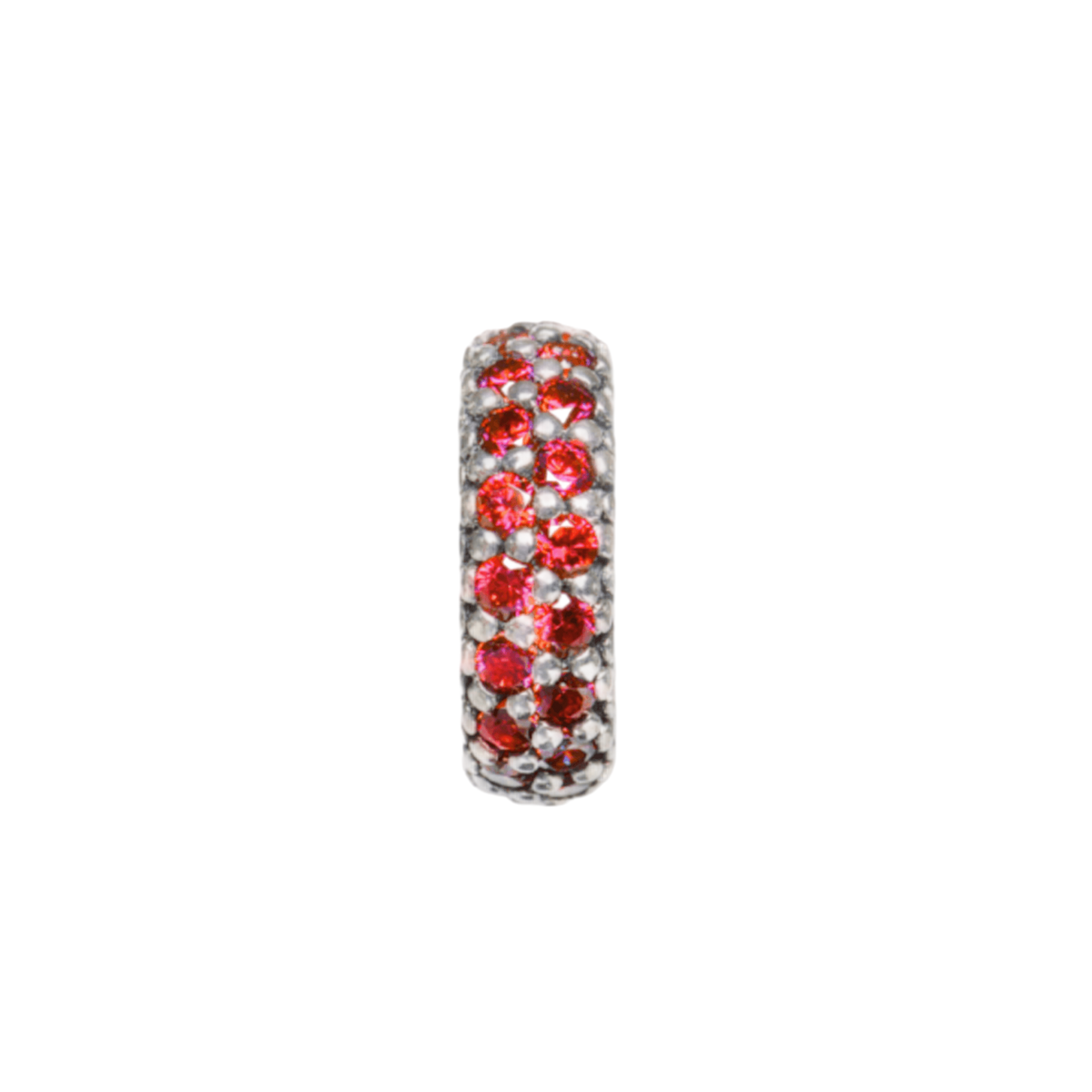 Red Pave Bead Charm