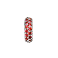 Red Pave Bead Charm