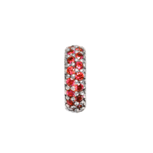 Red Pave Bead Charm